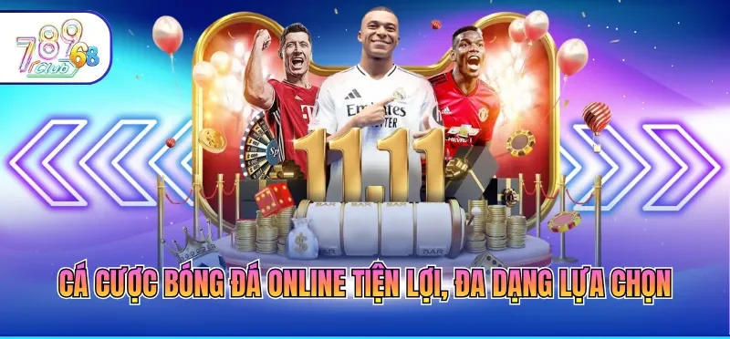 Cá cược bóng đá online tiện lợi, đa dạng lựa chọn